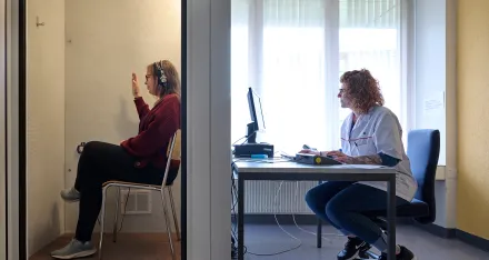 Rekrutierung zum Rotkreuzdienst RKD Hörtest